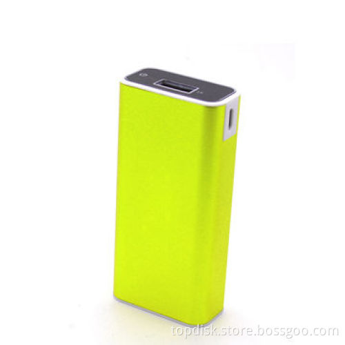 lithium ion mobile phone chargers power bank with 5200mAh Capacity for iphone and samsung